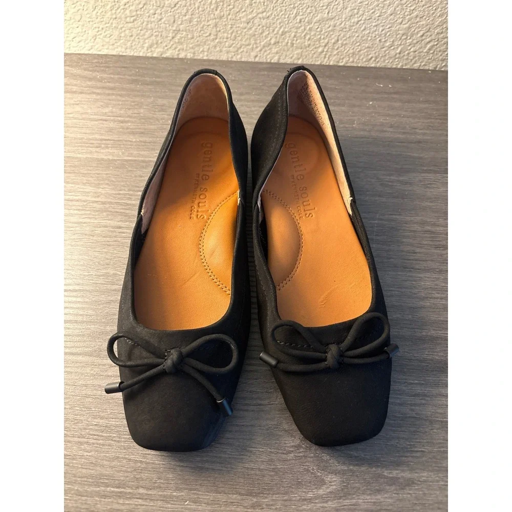 Gentle Souls by Kenneth Cole‎ flats women's size 5.5 sailor black
